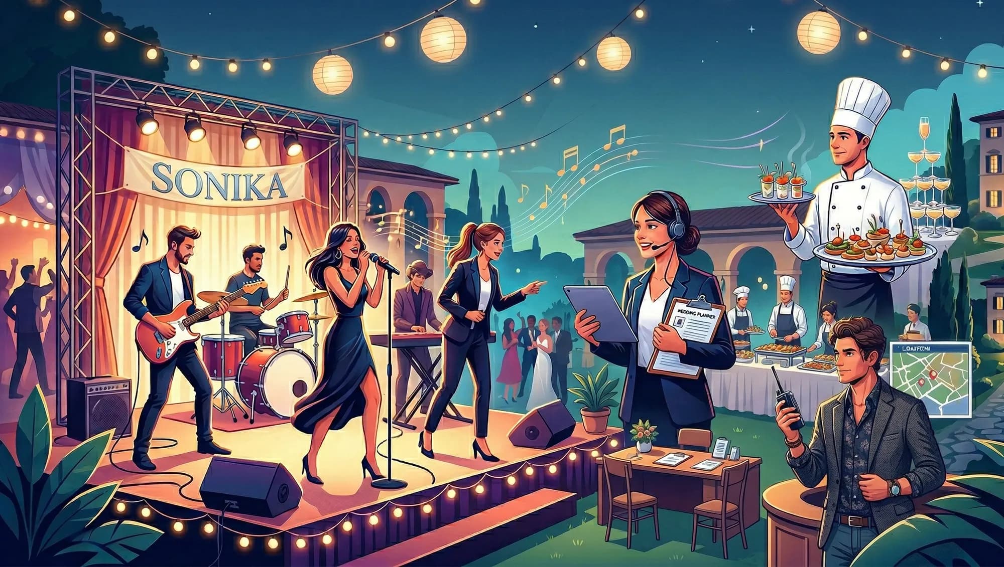 Band, maitre e wedding planner: chi comanda davvero al matrimonio