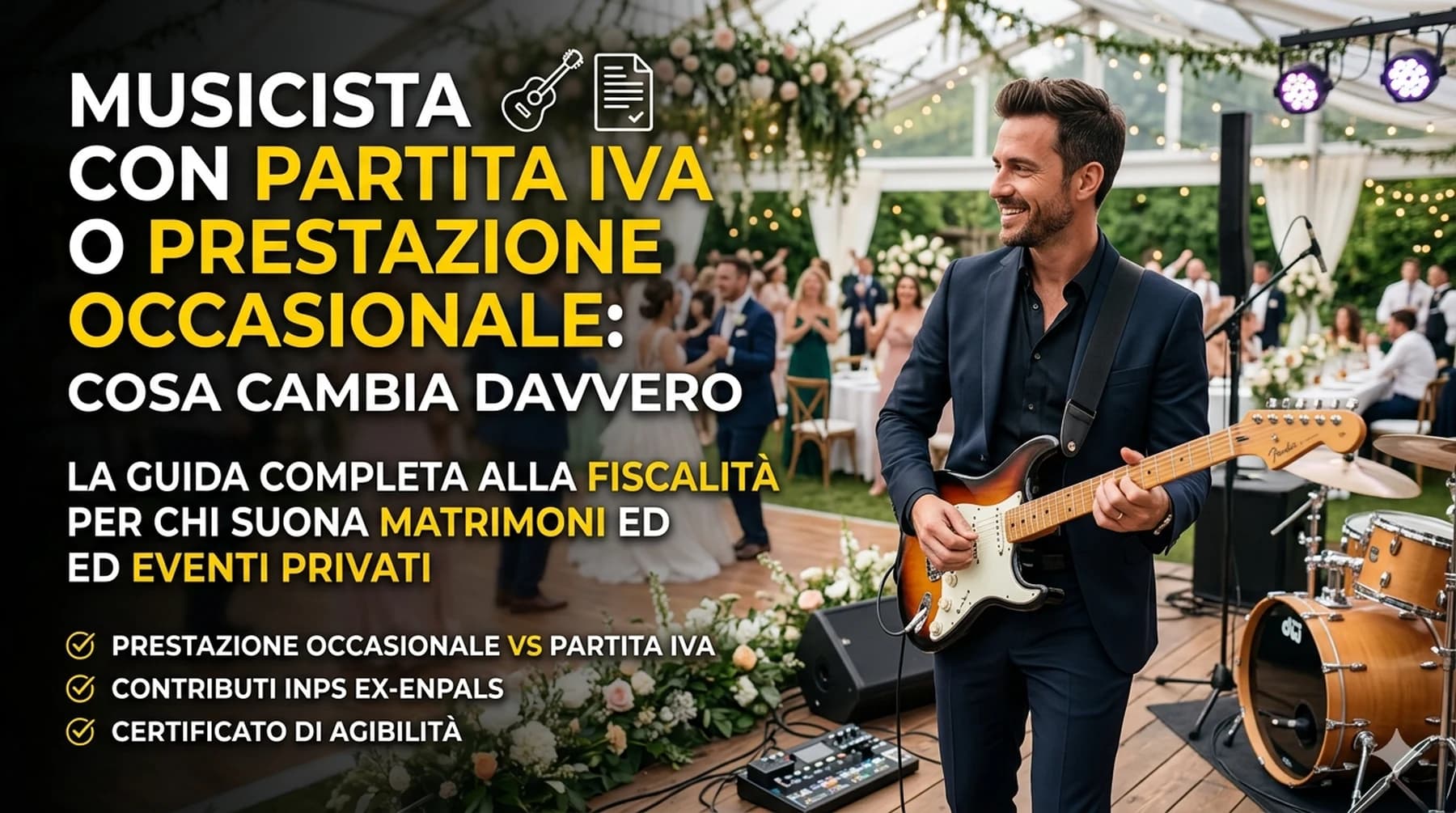 Musicista con partita IVA o prestazione occasionale: cosa cambia davvero